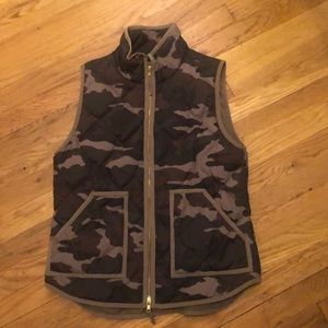 Camo Jcrew Puffer Vest